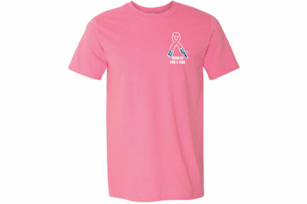 Pink "Fired Up For A Cure" T-Shirt.